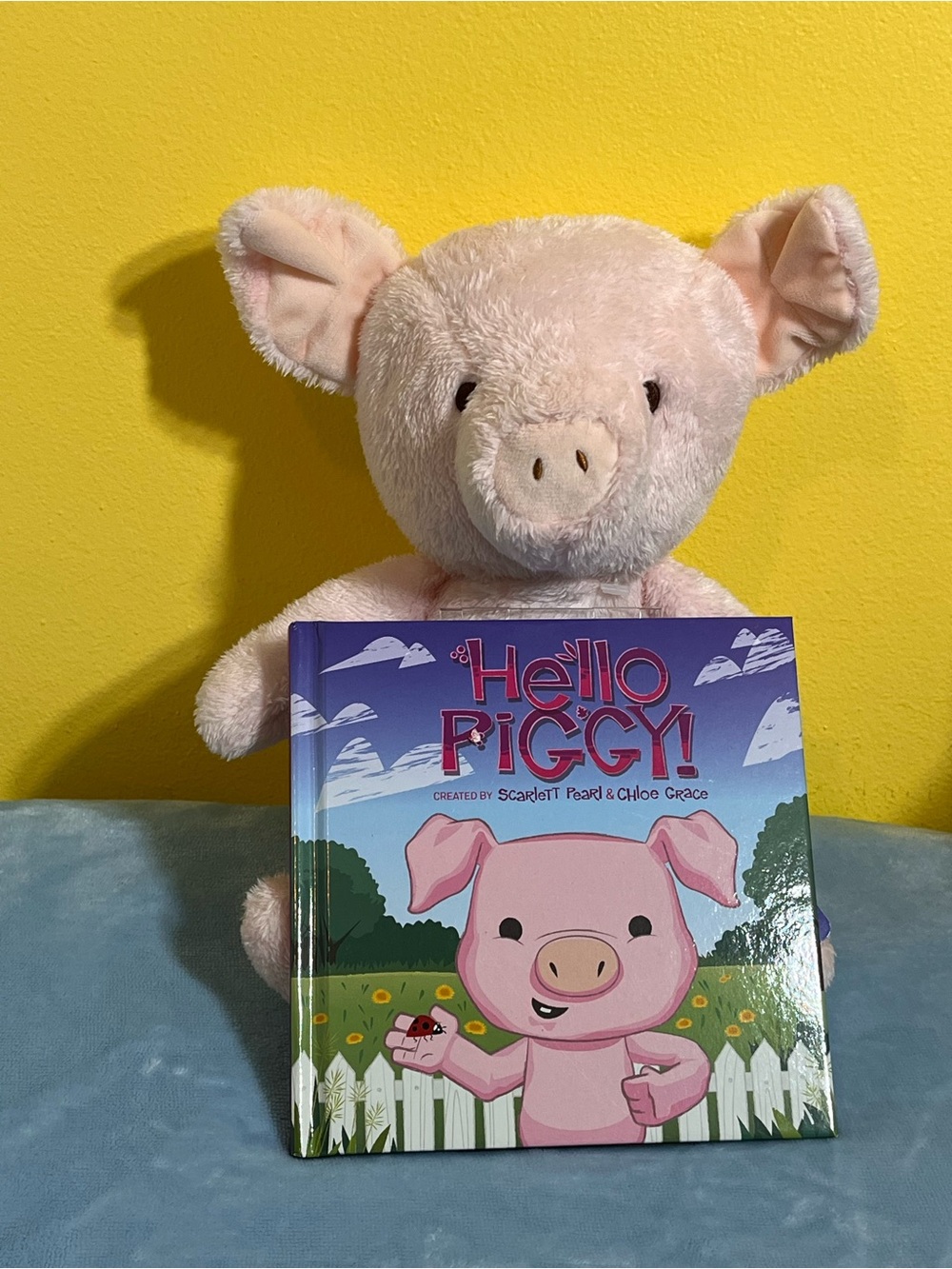Hello Piggy! Book & 9” Plush Pig Set | Children’s Gift Bundle | NWT